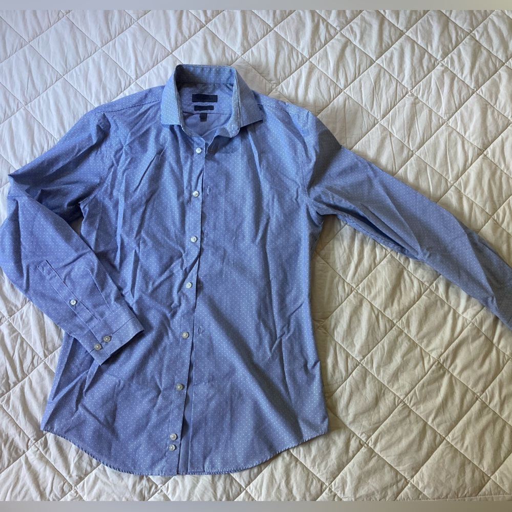 Calvin Klein Classic Blue Button Up